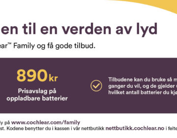 Cochlear Family rabatt på alle batterier Cochlear Family rabatt på alle batterier