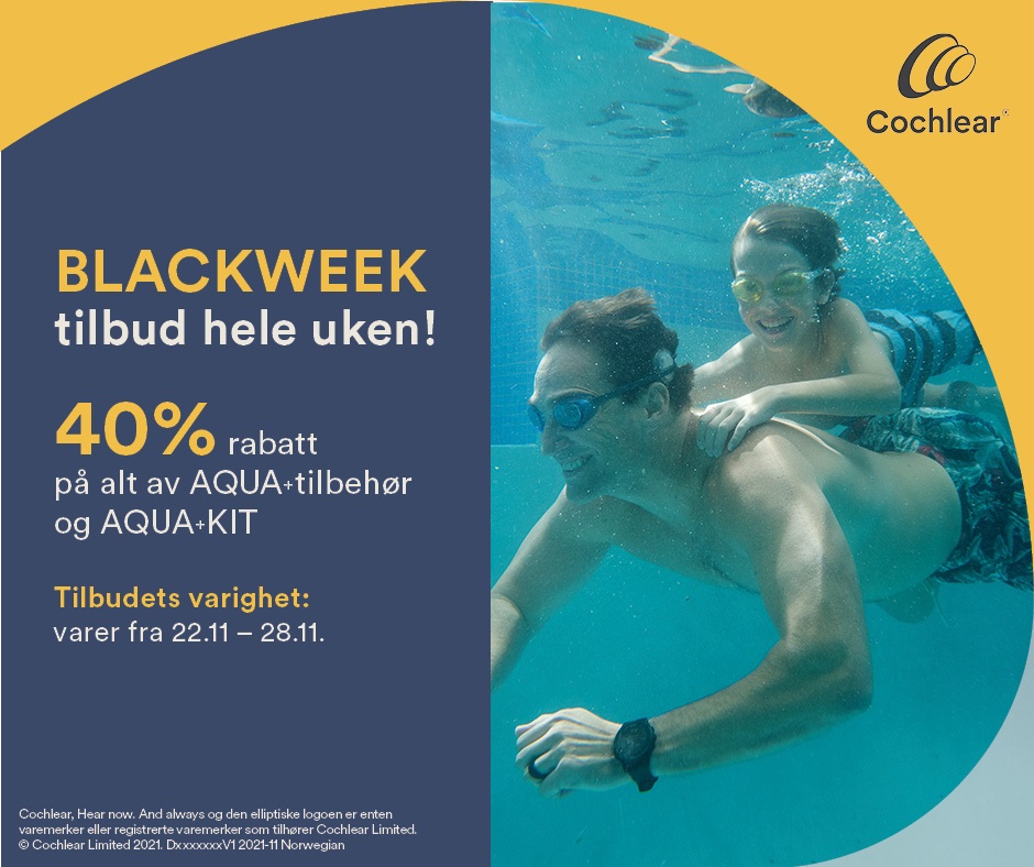 BLACKWEEK – 40 % rabatt på alt Aqua+ utstyr