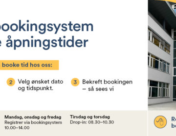 Nye bookingssystemet Nye bookingssystemet